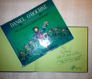 Our copy, signed by the author to my youngest son.